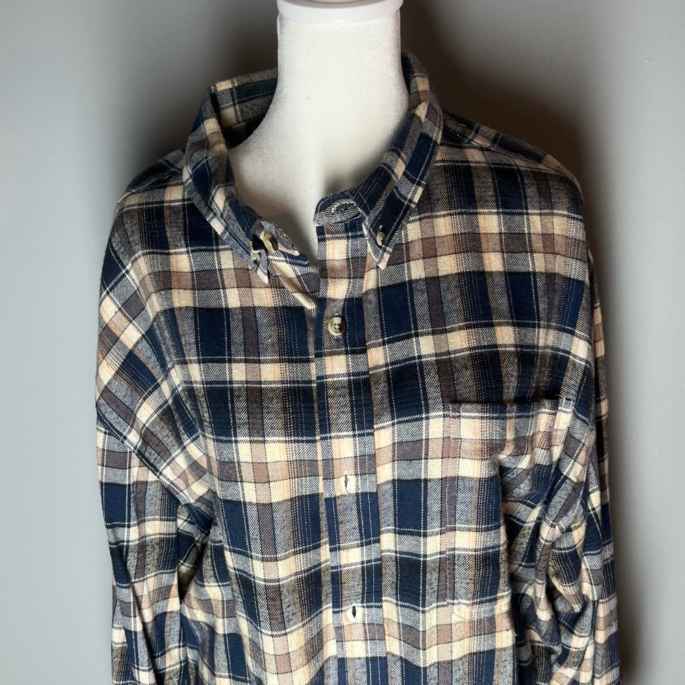 Men’s flannel shirt - Size: XXL - gently worn - Picture 1 of 8